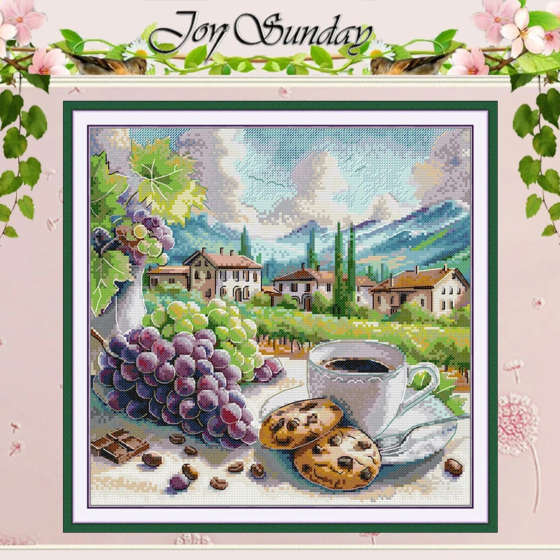 

Набор для вышивки крестом A Country Morning Patterns DIY 11CT 14CT 16CT HD штампованный DMC Набор для вышивки крестом Вышивка Рукоделие