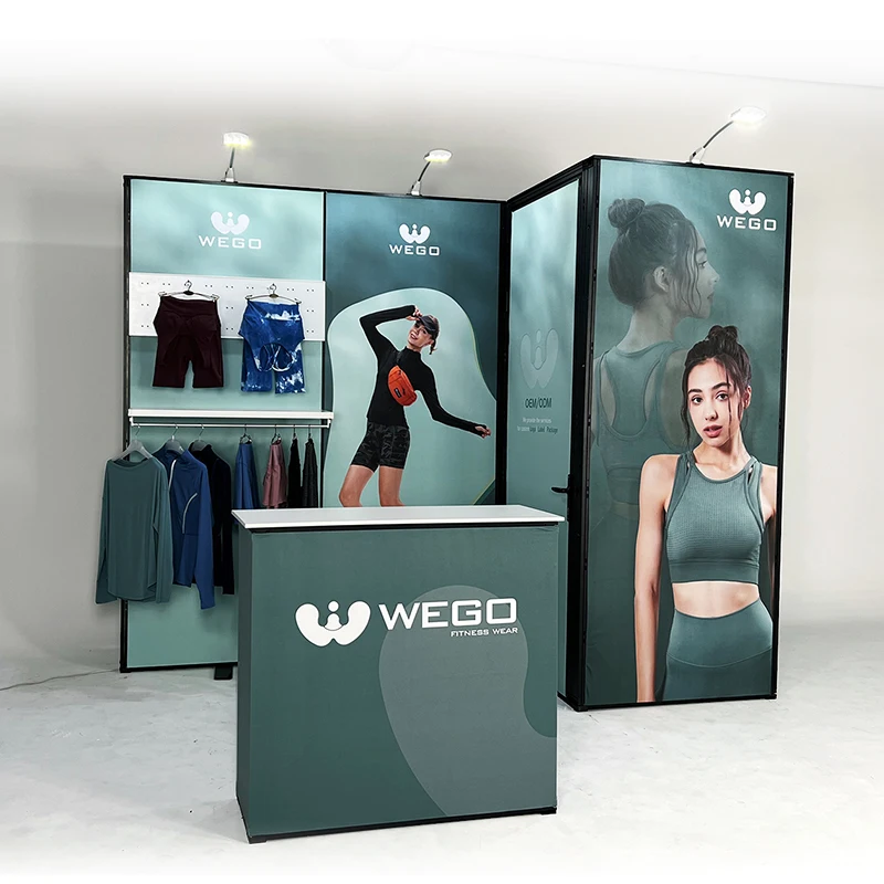 Modulare erweiterbare Messe-Ständer 10 x 20 Ausstellungsständer 3 x 6 tragbare Ausstellungsstand mit Aluminiumrahmen