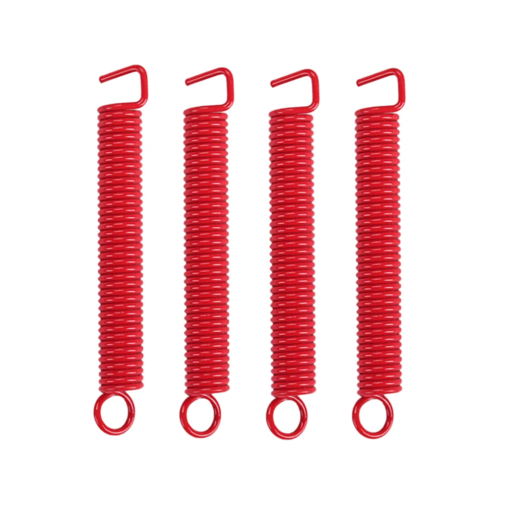 

4pcs Electric Guitar Tremolo Bridge Tension Springs Tremolo Bridge System Springs for ST/ Style Electric Guitar (Red)