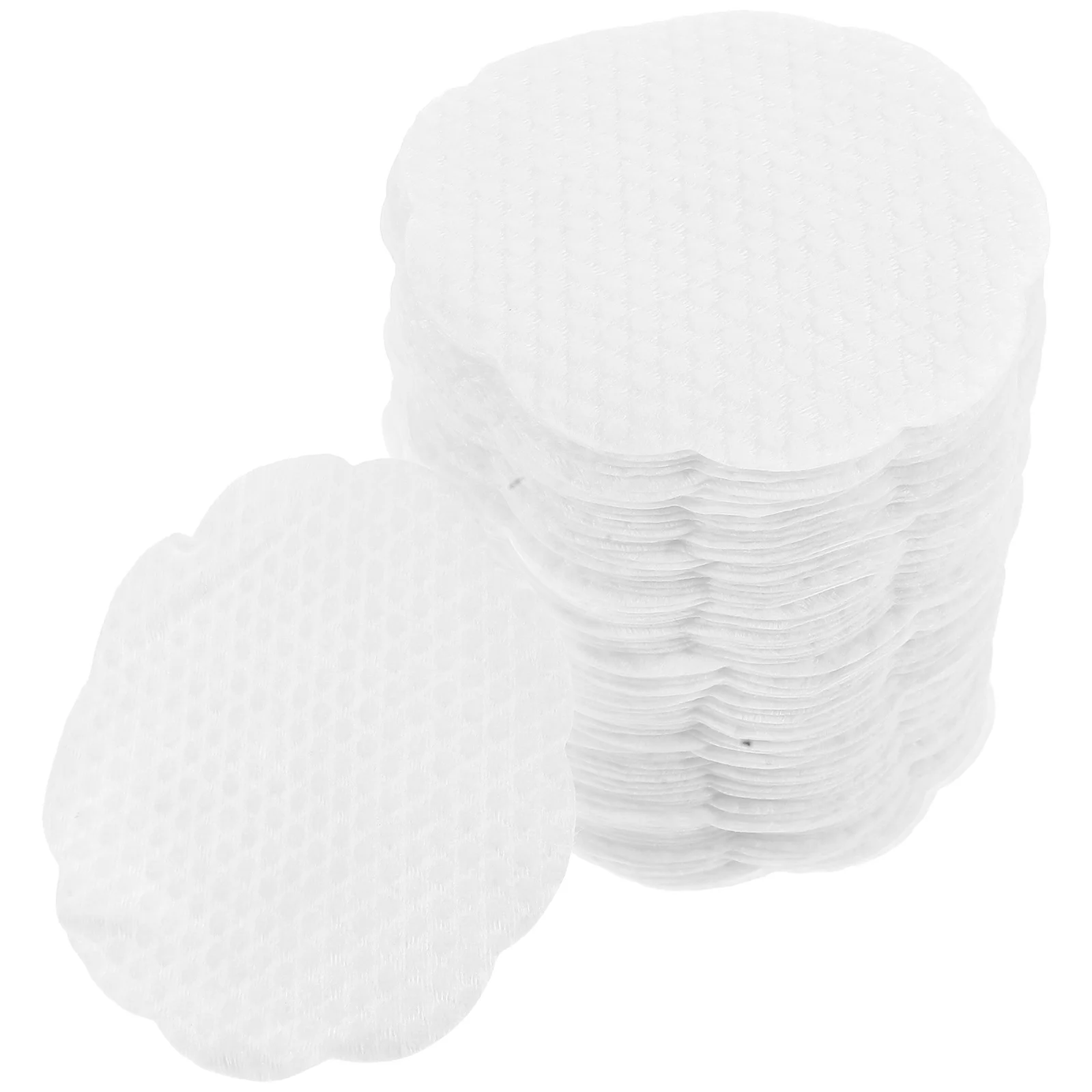 100 Uds. Almohadillas desmaquillantes no tejidas de flores suaves eliminación de lápiz labial de ojos suave toallitas de limpieza de la piel diarias para viajes