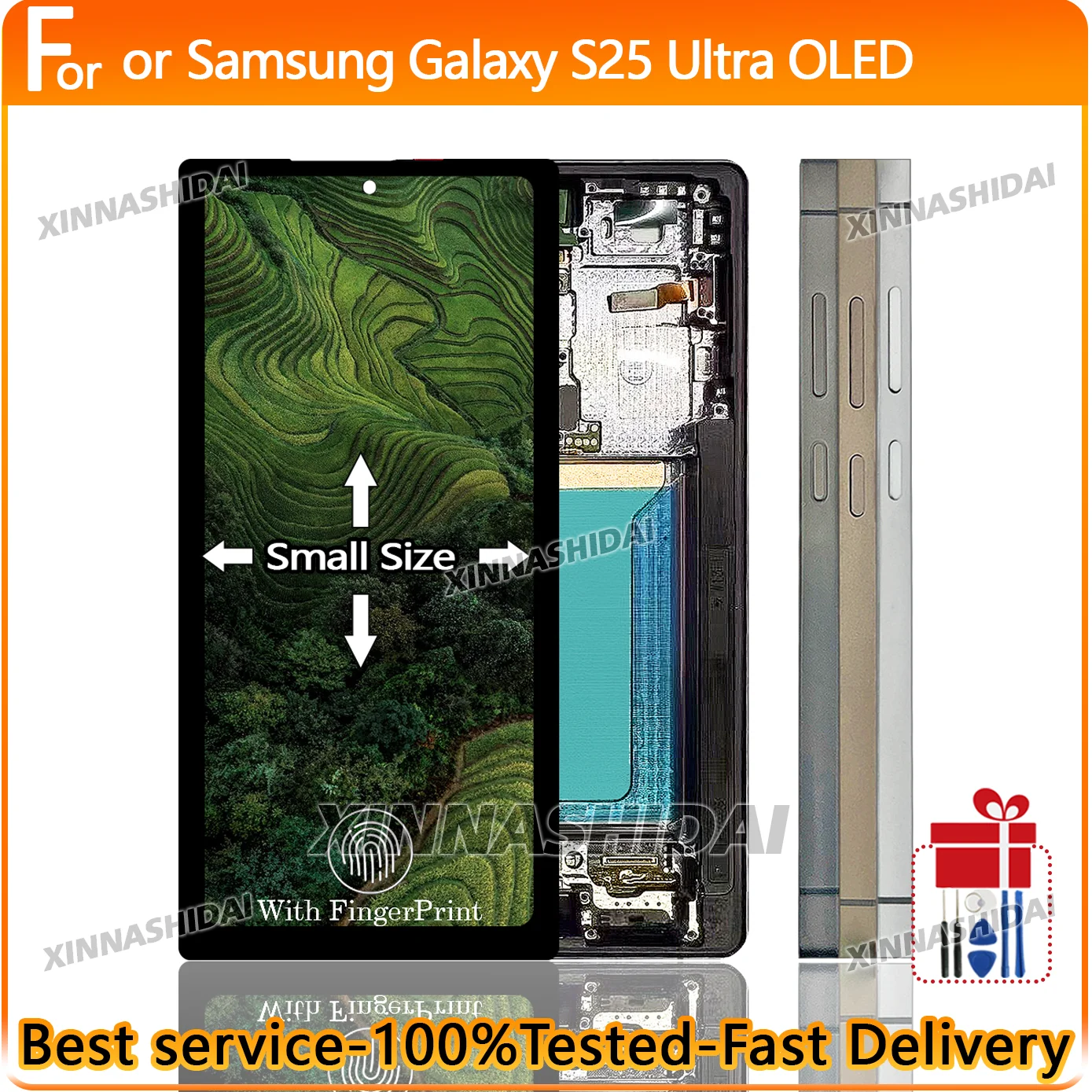 OLED For Samsung S25 Ultra LCD S938B S938B/DS S938U S938W Lcd Small Size Display Digital Touch Screen Assembly Replacement