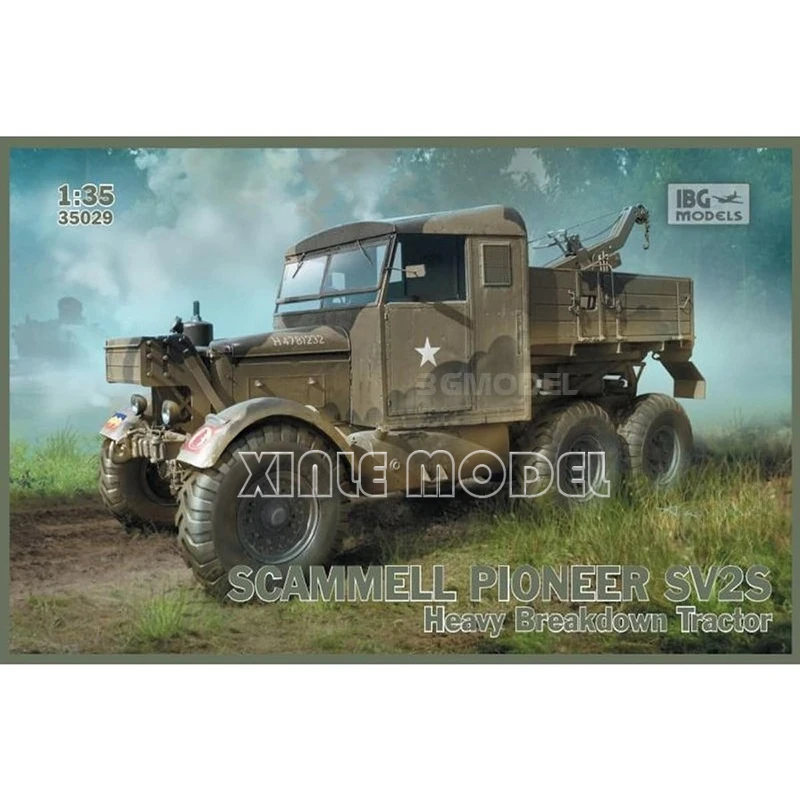 

IBG Plastic Assembled Model Kit 35029 Scammell Pioneer SV2S Heavy Breakdown Tractor 1/35
