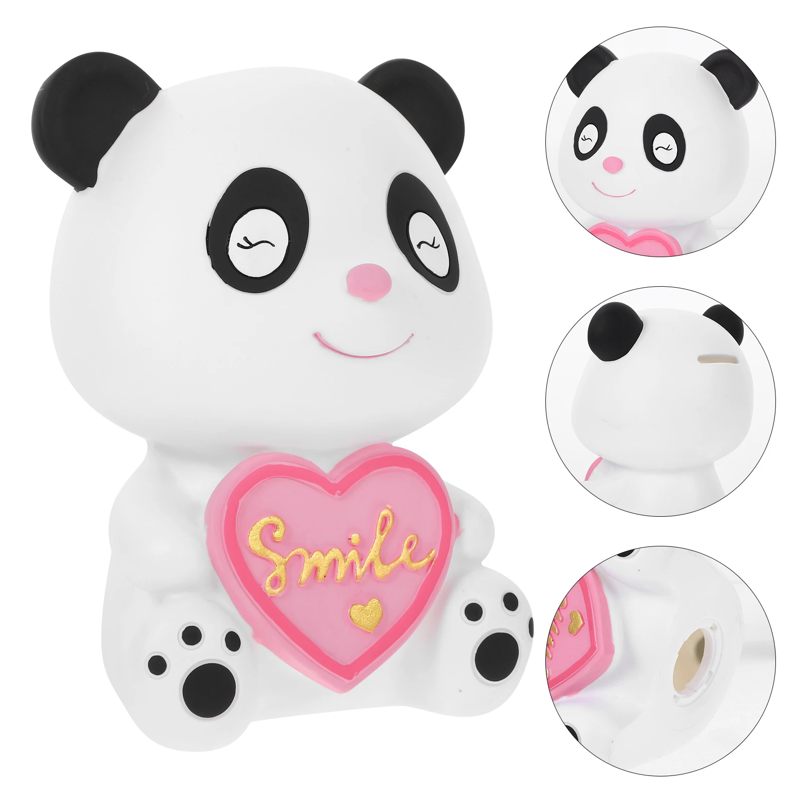 

Container Panda Piggy Bank Birthday Gift Cartoon Vinyl Money Jar Novelty Boxes for Adults