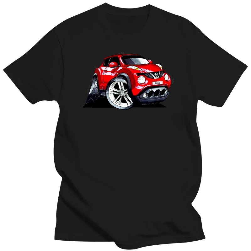 Men T Shirt Hipster O-Neck Popular Tops Classic Japanese Car Fans Juke Red Printed Koolart Cartoon T Shirt Whitemake At Shirt