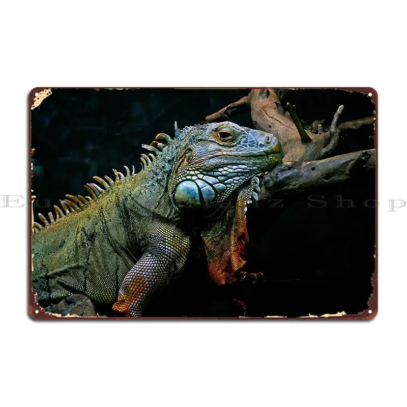 Sleepy Dinosaur Metal Sign Poster Painting Wall Mural Personalized Design Cinema Tin Sign Poster