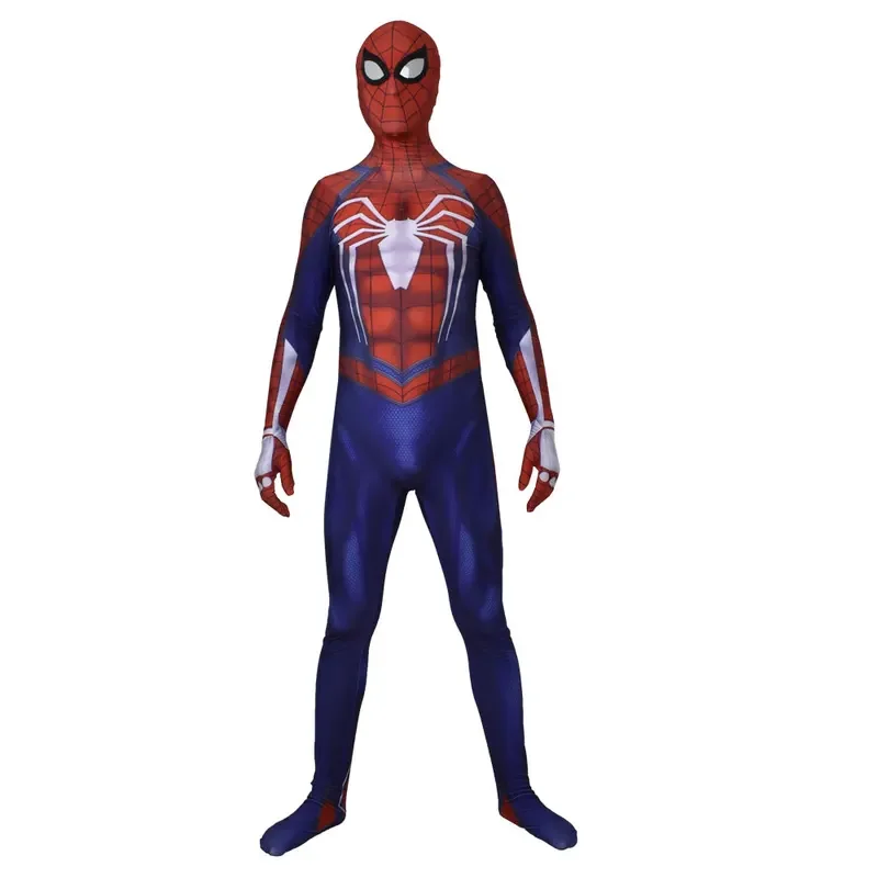 أزياء الهالوين PS4 Game Spidercosplay للأولاد والرجال بدلة Zentai لكامل الجسم بدلة قفز للأطفال البالغين