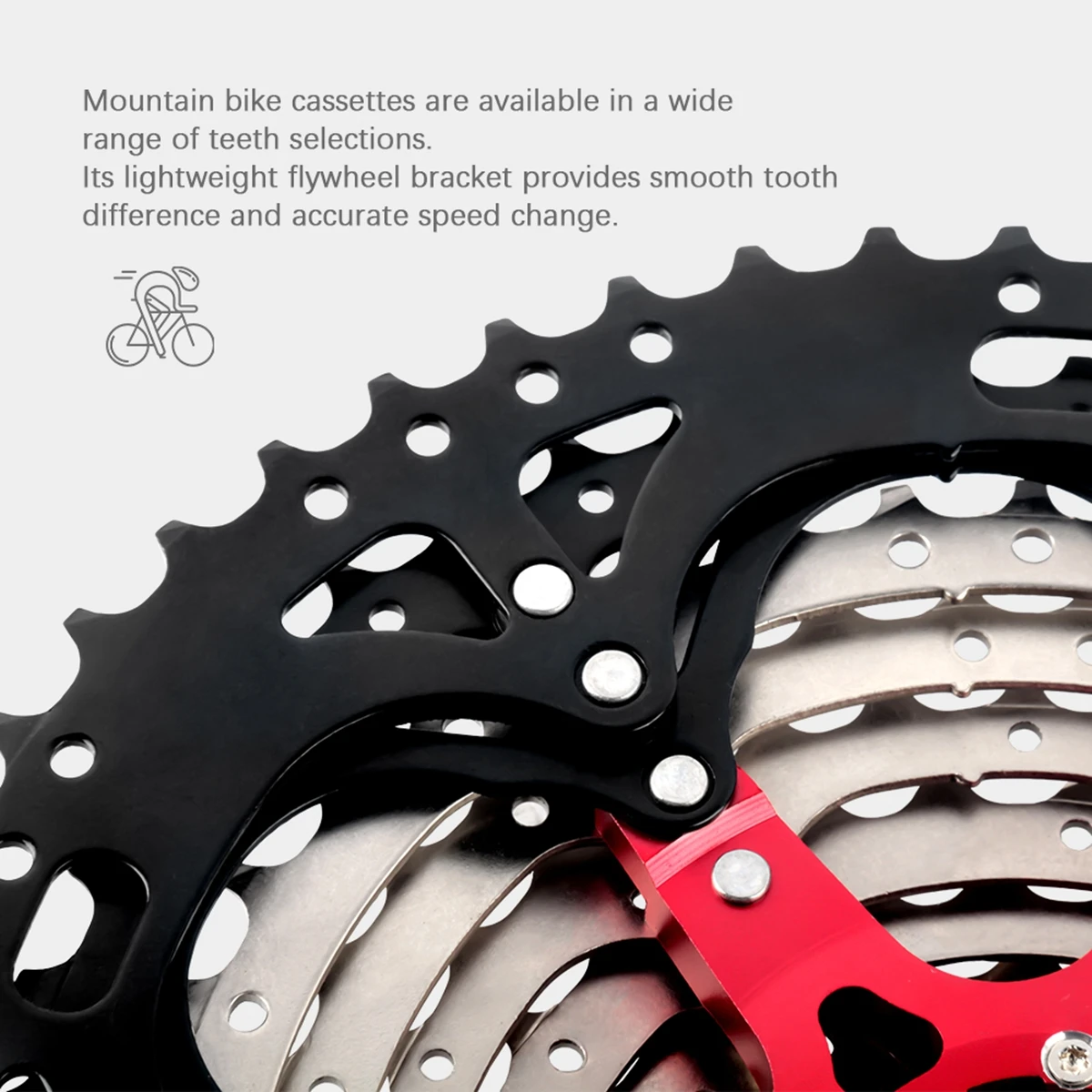 Sunshine Mountainbike 12S Kassette MTB 40T 42T 45T 46T 48T 50T 52T 12V K7 Off Road Fahrrad Kettenrad 12 Geschwindigkeit für Shimano M6100 – Detail 5