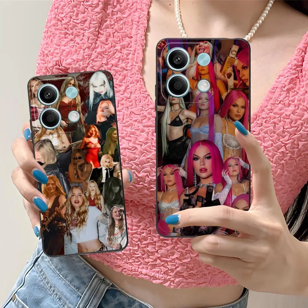 Luisa Sonza Mobile Phone Case for Xiaomi Redmi 15 14 13 12 A5 3 2 1 C Plus 4G 5G Colorful Printing Cover Pretty Cover Smartphone