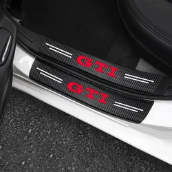 4Pcs Car Threshold Strip Sticker Car Door Sill Protector Accessories For VW Golf 5 6 7 8 GTI  Polo Mk6 R Mk7 Mk4 5 Accessories