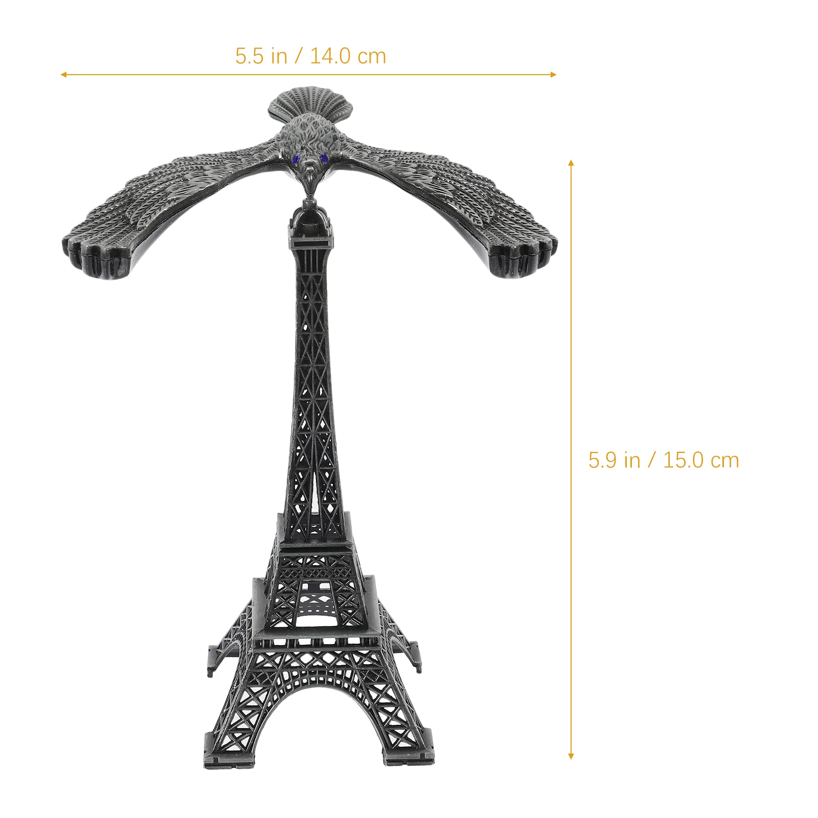 ตกแต่งบ้านโมเดิร์น Balance Bird Vintage EIFFEL Tower รุ่นทองเหลือง Eagle โลหะผสมเด็ก