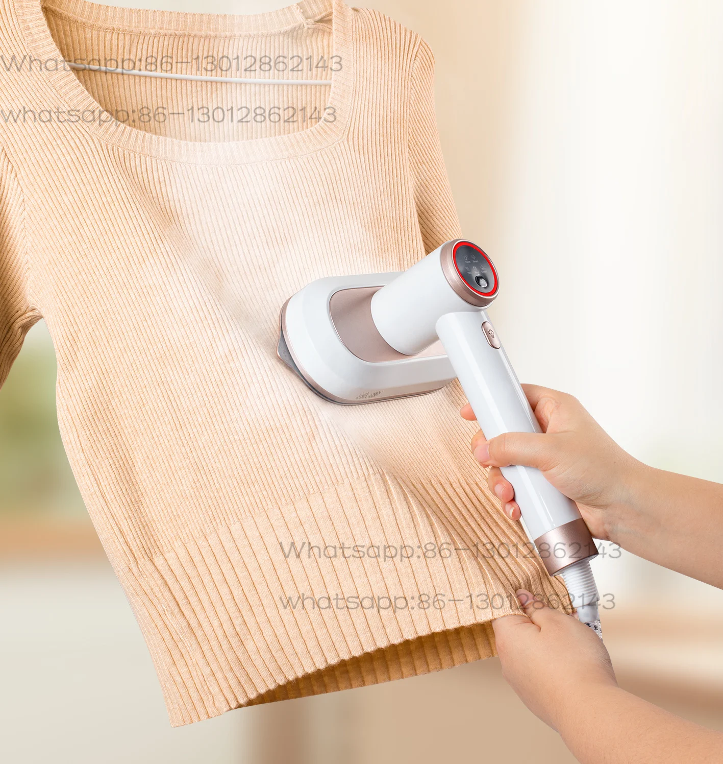 1PCS  Portable Electric Steam Iron for Clothes - Efficient Garment Steamer for Quick Wrinkle Removal