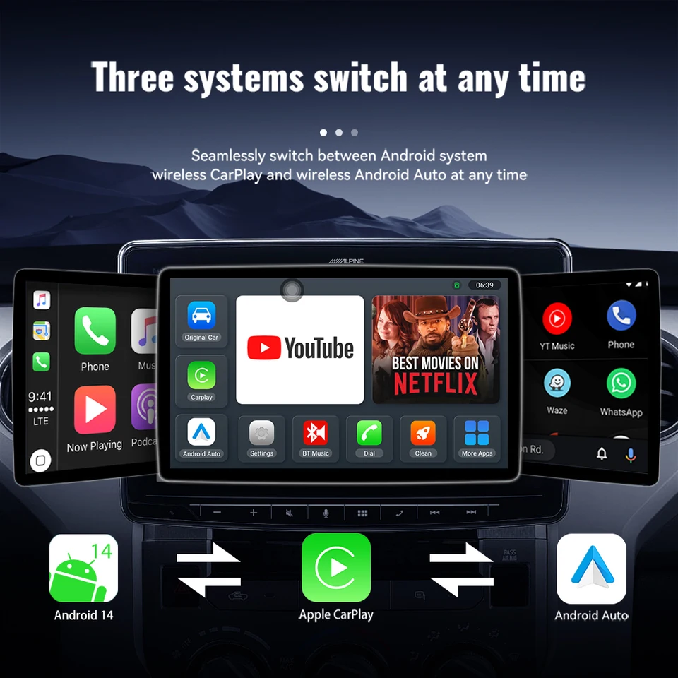 CarPlay　AIBOX　Android14　AndroidAuto S10866f5851f14df1a0e9a34666b15