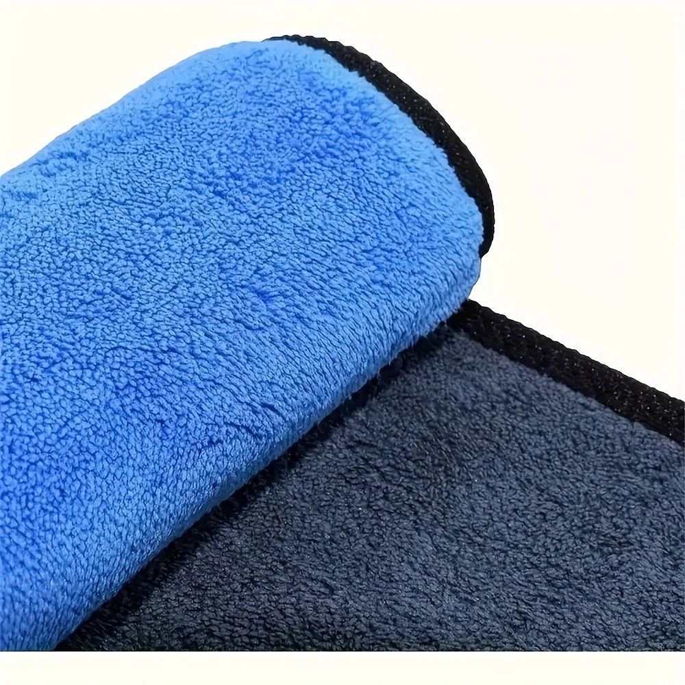 1-10 Stück Mikrofaser-Autoreinigungstücher, Ultra-Saugfähige Autopflege-Waschlappen, Trockentuch, Vatertags-Geschenk für Papa – Detail 9
