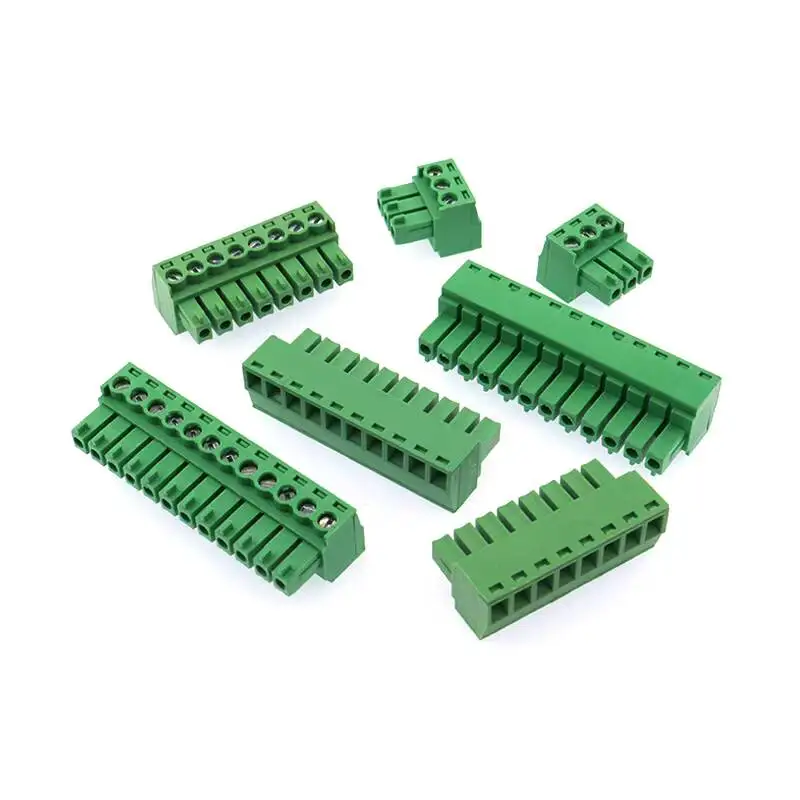 5~10 Stück 3,81MM Steckbare Grüne Klemmenleiste KF2EDGK 2/3/4/6/8/10P/12P – Detail 4