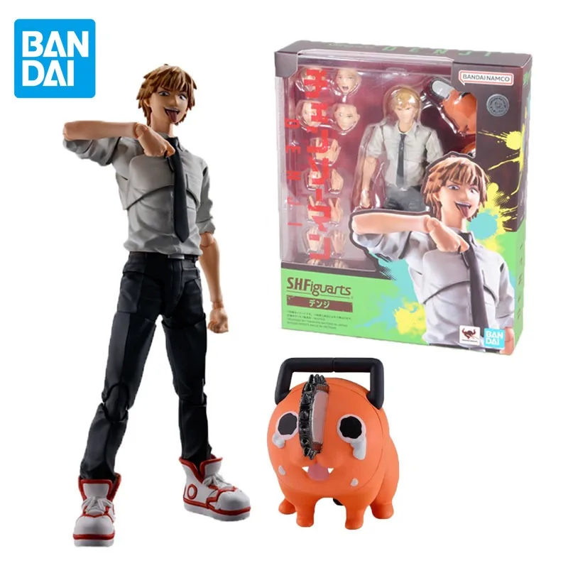 

Bandai Original S.H.Figuarts Chainsaw Man Anime Figure Denji Pochita Action Figure Toys for Boys Girls Children Birthday Gifts