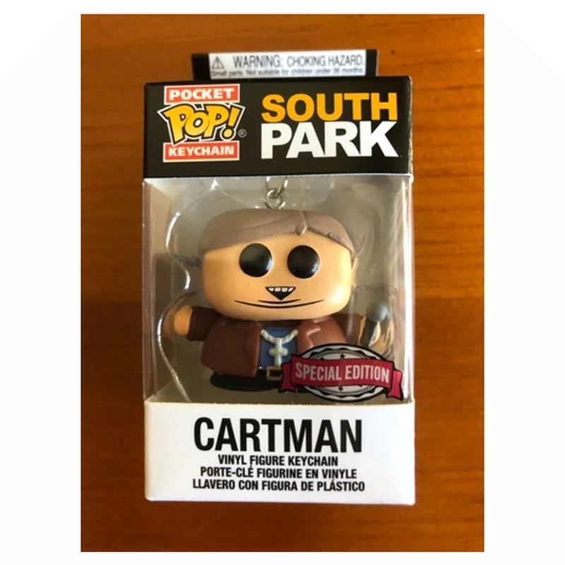 FUNKO Pocket Pop Keychains South Park ZOMBIE KENNY MYSTERION Stan with box Keychain Action Figure Toy Decoration Gift - view 2