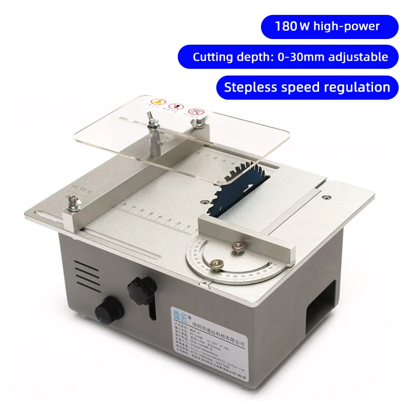Imagem -04 - Mini Serra de Mesa Serras Elétricas Multifuncionais Precision Micro Household Cutting Machine Pequena Serra de Madeira