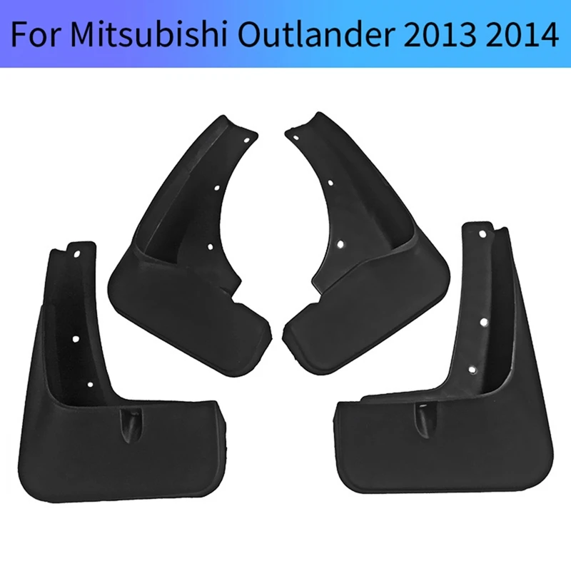 Car Front Rear Fender Mudguards Mud Flaps Guard Splash Flap For Mitsubishi Outlander 2013 2014 Accessories