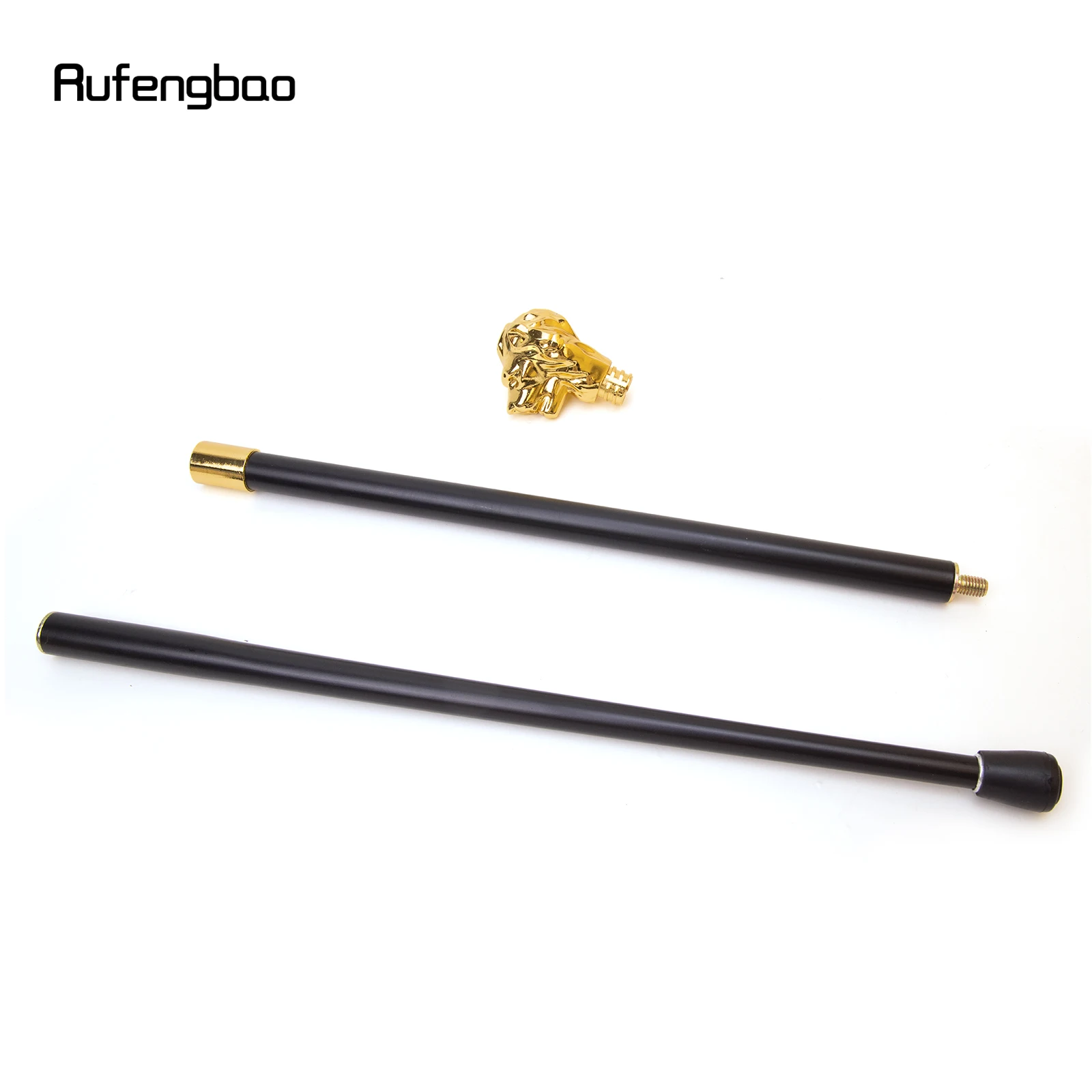 الذهب الفاخرة الأسد رئيس مقبض موضة المشي عصا للحزب الزخرفية المشي قصب أنيقة Crosier مقبض عصا المشي 93 سنتيمتر