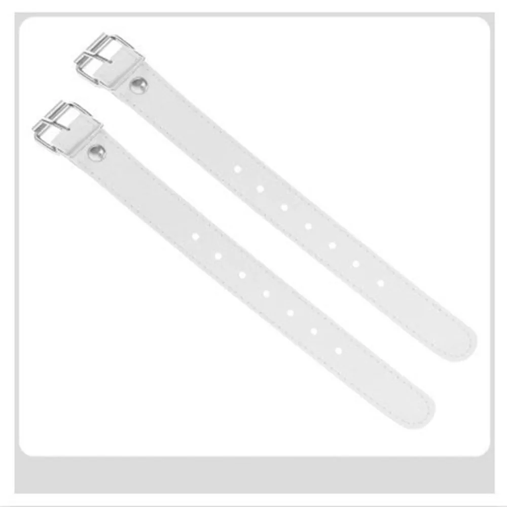 

1pair 22*2cm Bicycle Basket Straps Leather 7 Colors Cargo Rattan Baskets Replacement 's Bicycle Buckle Belt Hardware Accessories