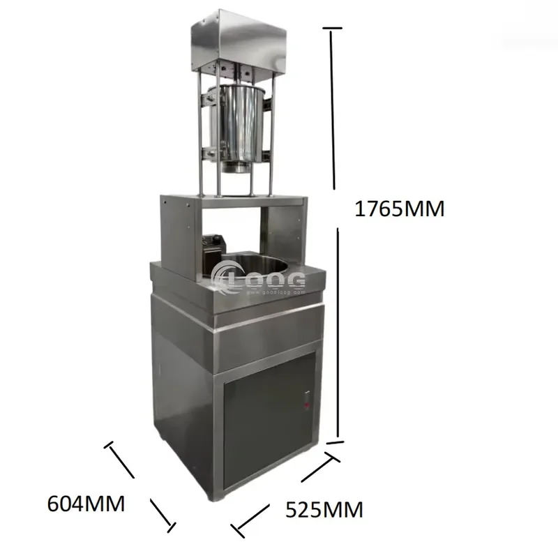 Commercial Churros Making Equipment Stainless Steel 10L Hopper Capacity Spanish Electric Churro Maker Machine with 28L Fryer