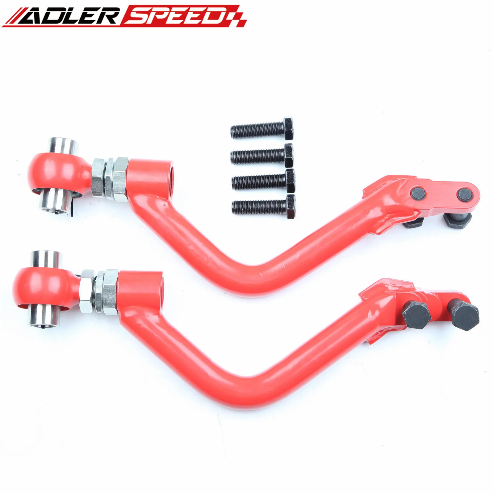 2PCS Adjustable Front Tension Rod Arms Set For Toyota Chaser JZX90/JZX100/JZX110