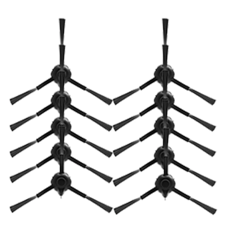 10PCS Schwarz Seite Pinsel Geeignet Für 360 S8 S8 Plus Kehren Roboter Ersatz Zubehör Seite Pinsel