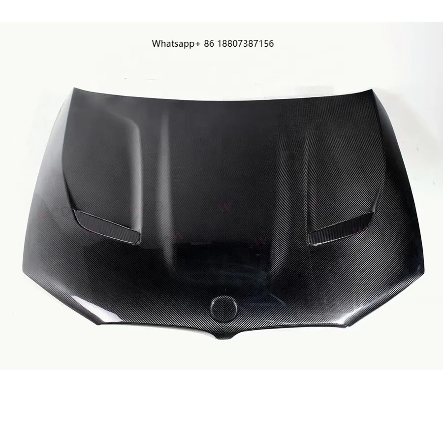 

New forBMW F90 M5 LCI Sedan 4-Door 2018-2023 Dry Carbon Fiber Engine Hood with Front Hood Bonnet Vent Cover Car Accessories