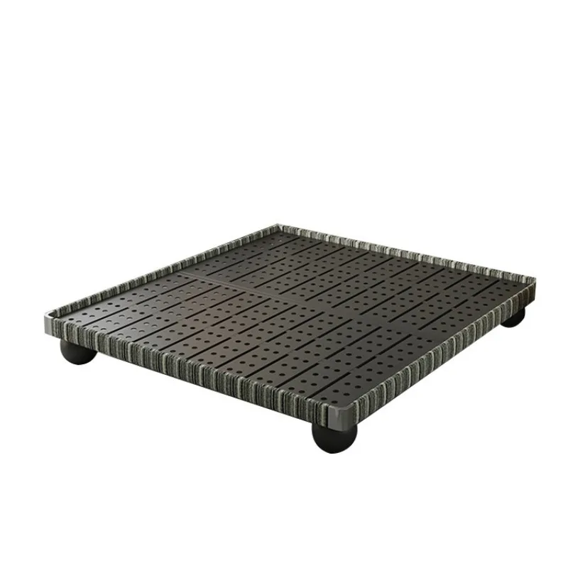 No bedside bed frame Small apartment space-saving suspended wrought iron bed Full carbon