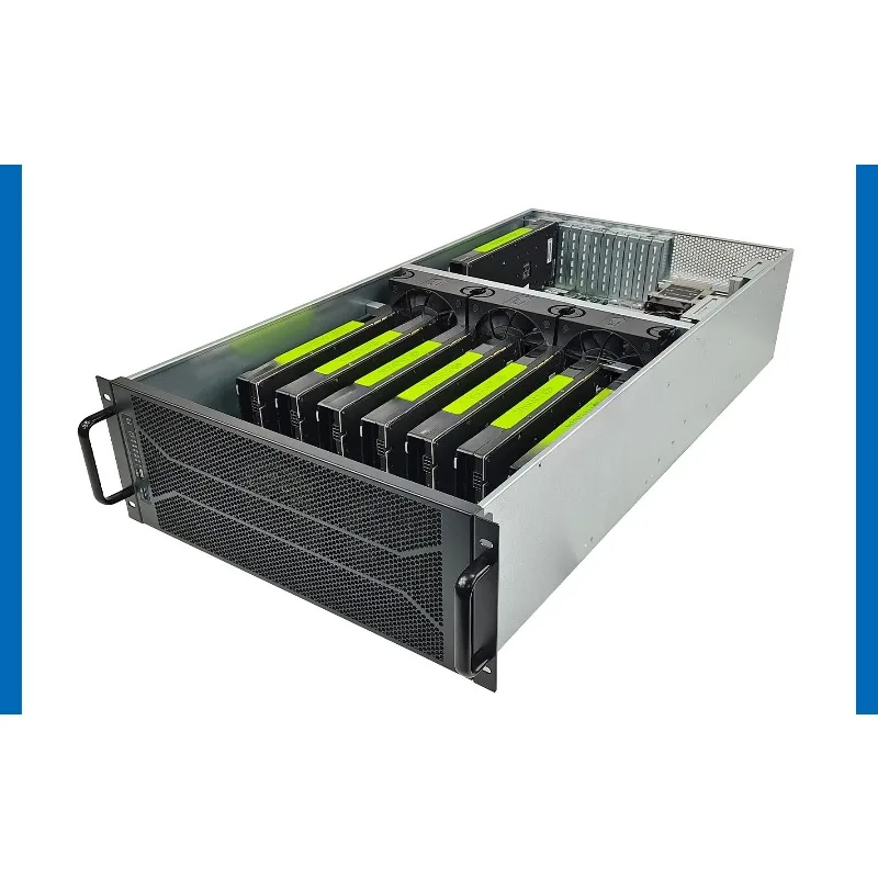 4U 8 Card 10 Card Multi-GPU Rack Server Chassis