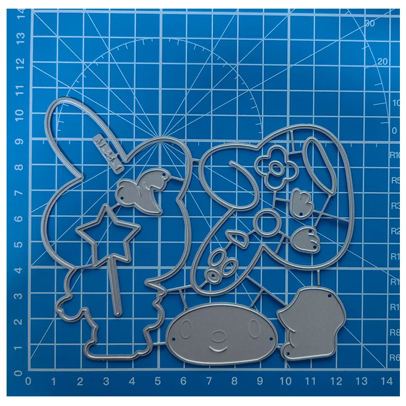 2024 Nieuwe Schattige Kat Metal Cutting Dies Cutter Stencils Scrapbooking Decoratieve Embossing Fotoalbum Decor Kaart Maken Diy Ambachten