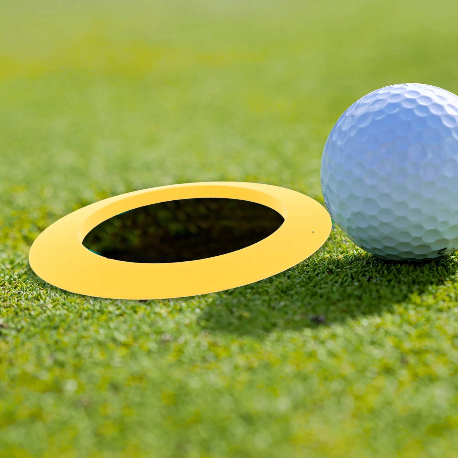 

Portable Golf Putting Ring Hole Cup Rings Blue Golf Training Accessories Practice Outdoor Backyard Course Trainer