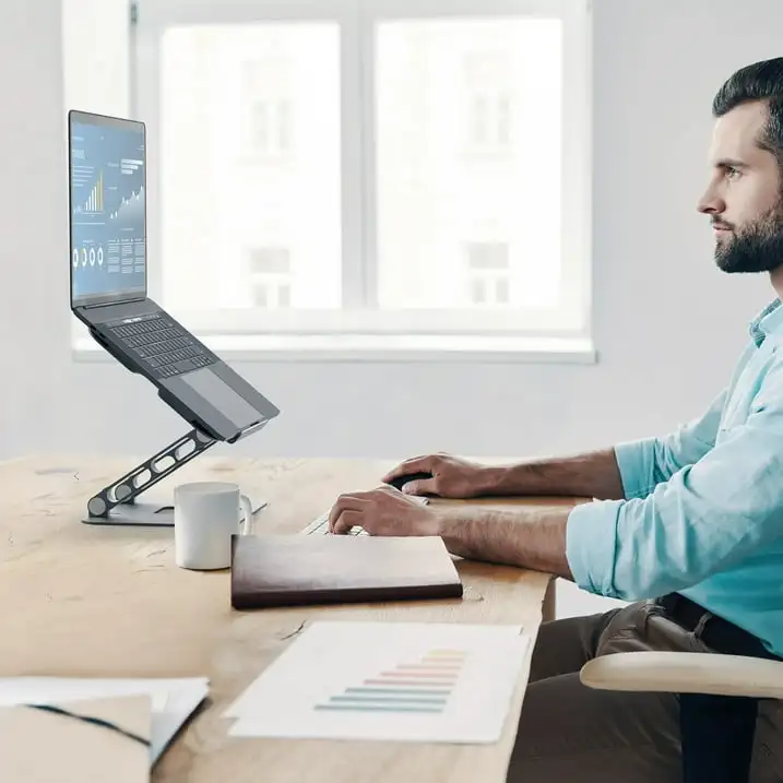 Onn. Multi-ângulo Laptop Stand, Suporte