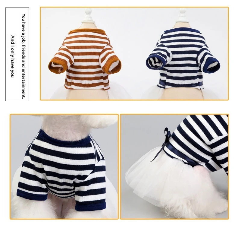 Summer Princess Pet Supplies Dress for Dogs Little Small Puppies Animal Cat Tutu Wedding Party Skirt Clothes for Chihuahua Yorks