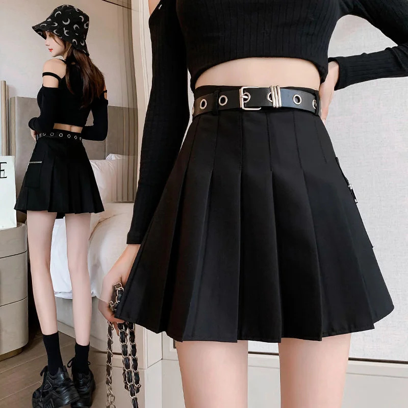 

Pleated Skirt Women's Style Summer Ropa Mujer Mini Skirts Clothes for Women