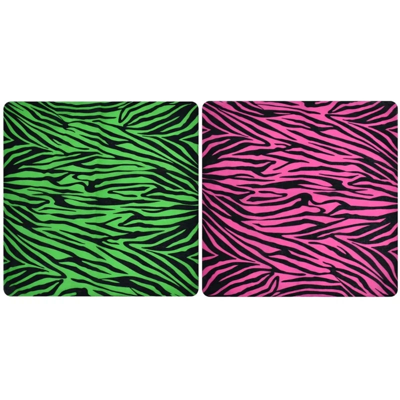 

Trendy Zebras Striped Head Wrap Bandana Square Scarf for Music Festivals and Everyday Wear Cotton Face Mask Headband