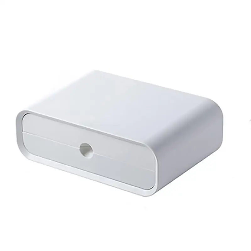 ABS Ergonomic Laptop Stand Desk Organizer Drawer Monitor Bracket Letter File Holder Home Office Accessories Table Storage Box