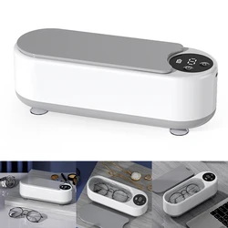 Ultrasonic Jewelry Cleaner Machine Multifunctional Glasses Cleaner Portable Cleaning Machine USB Rechargeable for Coins Dentures