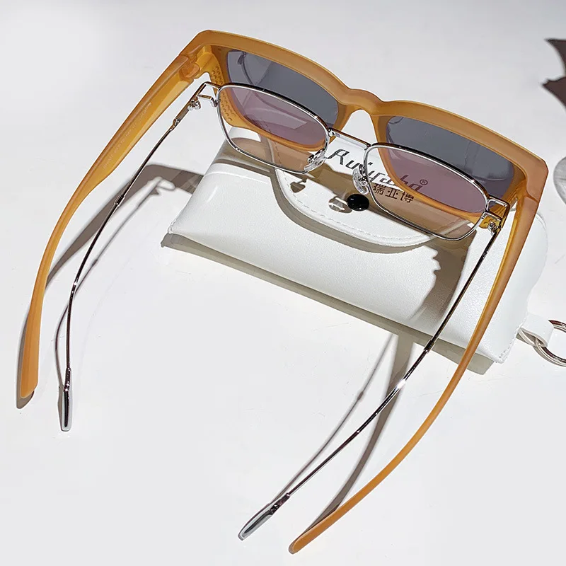 New Polarized Sunglasses with Personalized and Fashionable TR Sunglasses for Myopia and Driving Glasses 007