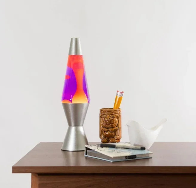 Manufacturer Hot Sale Modern Original Glass Bottle Motion Lavalampe Wax Mini led Lava Lamp Base