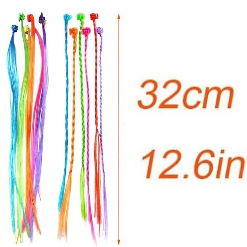 18 قطعة من وصلات الشعر الملونة للأطفال مع دبابيس بوبي، وإكسسوارات تصفيف الشعر لإكسسوارات شعر الأطفال للفتيات المراهقات #2