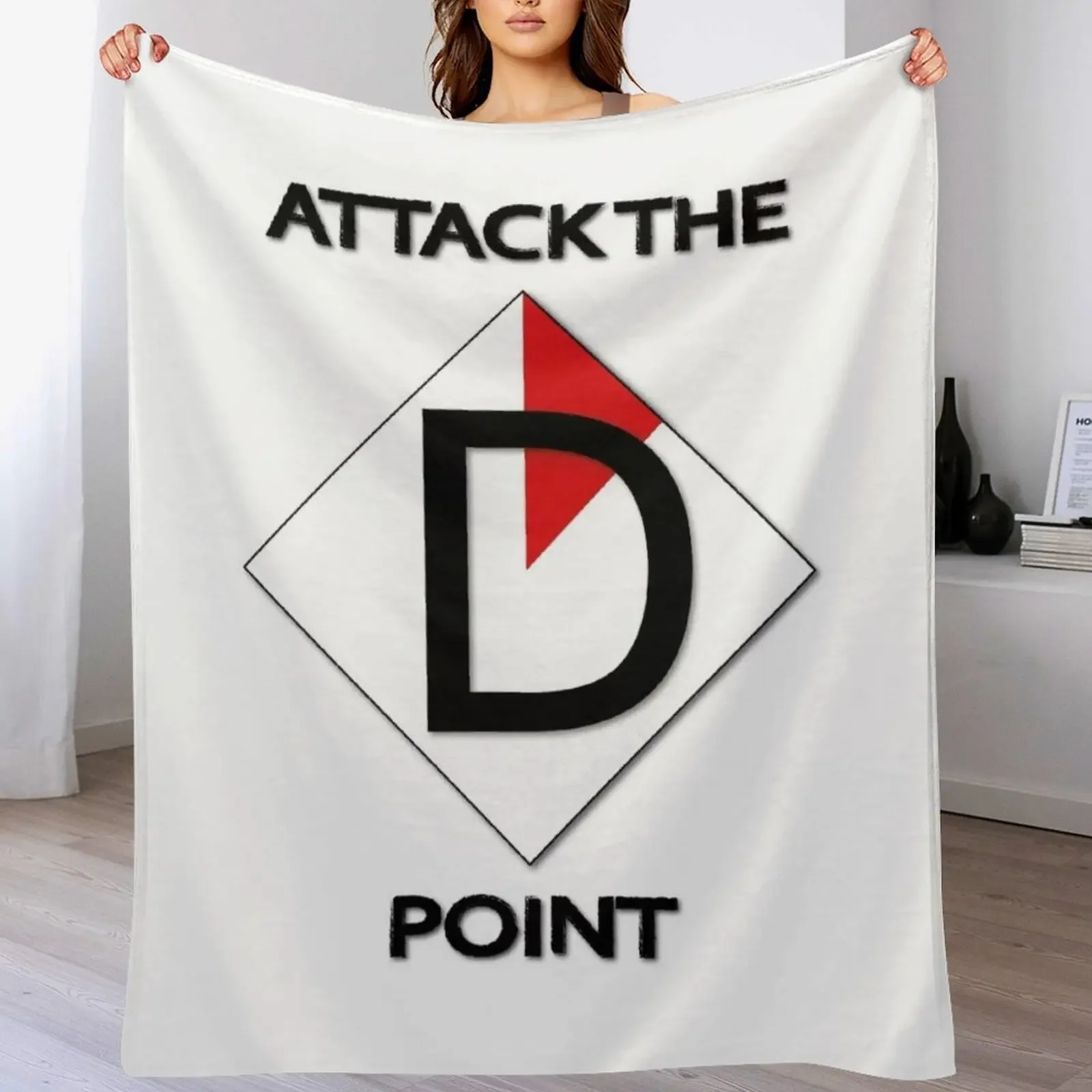 ATTACK THE D POINT! Throw Blanket Extra Large Throw Flannels Blankets