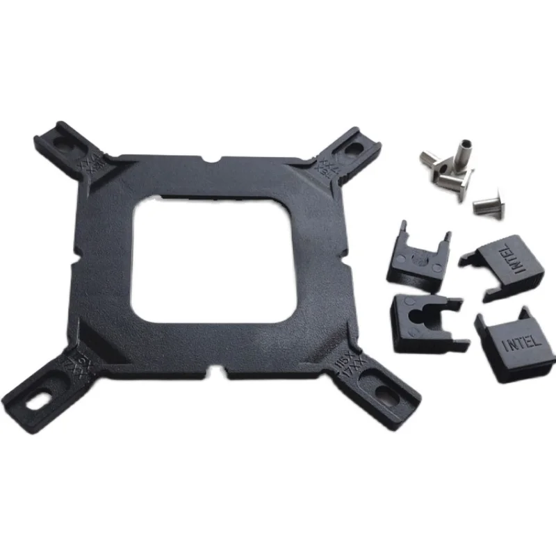 LGA1700 LGA115X LGA1200 CPU Cooler Plastic Bracket 75-78MM Adjustable Hole Spacing Backplane