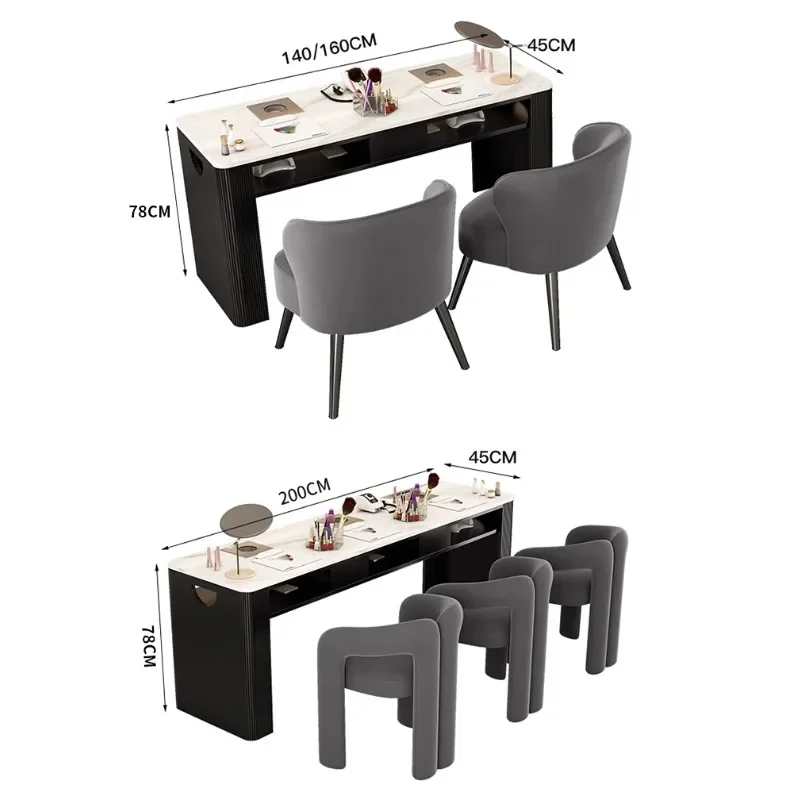 Белый органайзер для дизайна стола для ногтей, подставка для маникюра, стол для ногтей, художественная станция, оборудование для салона Lashista Mobiliario, мебель