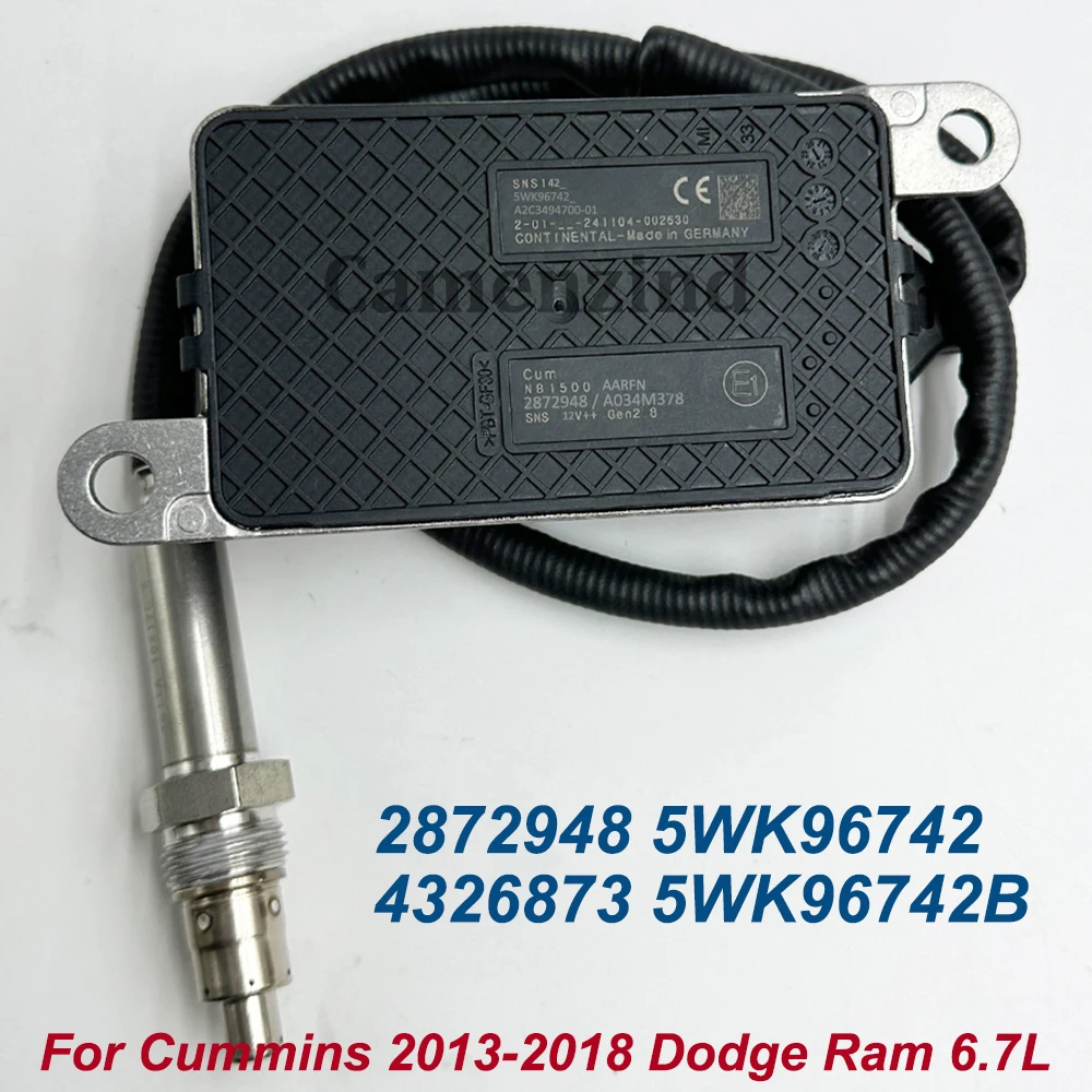 

High Quality 2872948 5WK96742 5WK96742B 4326873 5WK96742A Upstream Inlet Nox Sensor 12V For Cummins 2013-2018 Dodge Ram 6.7L