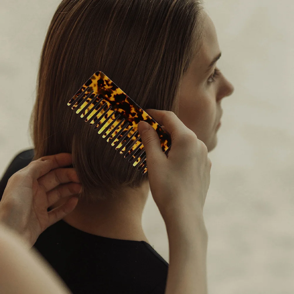 2 قطعة مكافحة ساكنة للنساء وفك تشابك الشعر السائبة مجعد الشعر مجموعة مشط تصفيف الشعر الرطب وفك تشابك الشعر