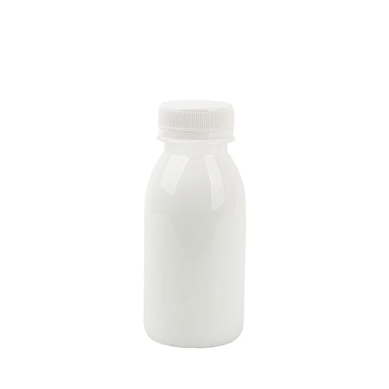 6pcs Small Plastic Bottle 100ml Milk Bottles Small Juice Bottles Leakproof Milk Bottles Portable Beverage Bottles Plastic Water