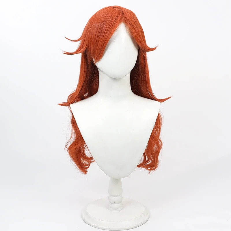 Virtual YouTube Vtuber Takanashi Kiara Cosplay Wig Halloween Carnival Party Props Synthetic Hair Heat Resistant Fiber + Wig Cap