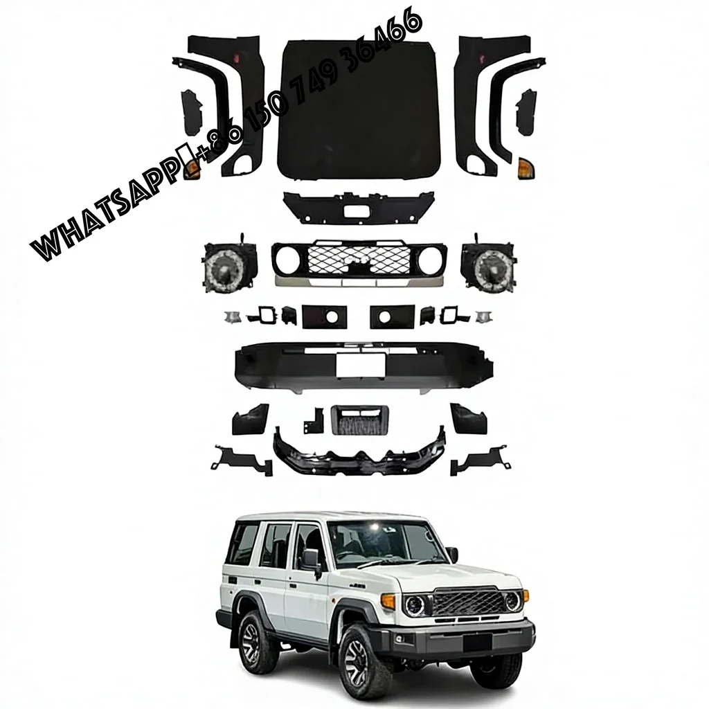 

Old to New Upgrade Body Kit for Land Cruiser 70 Series LC76 FJ76 Upgrade to LC76 FJ76 2024