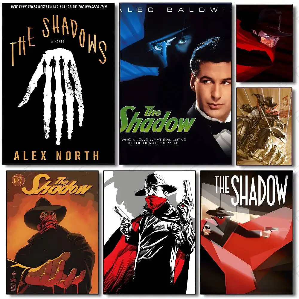 The Shadow Movie Poster Art Sticky Wall Waterproof Home Living Room Bedroom Bar Aesthetic Decoration